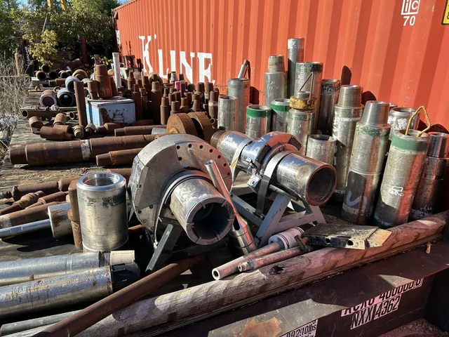 Drilling components, couplings and surplus industrial tooling